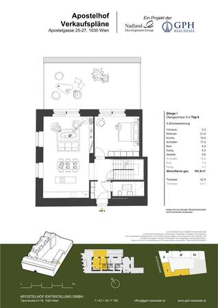 Plan 1. OG – älterer Stand