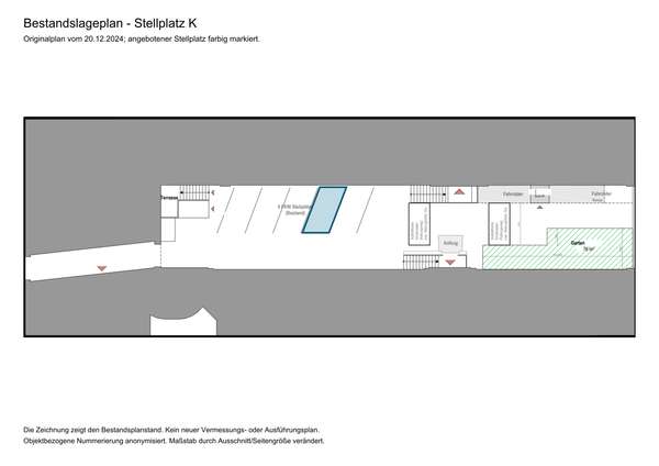 Bestandslageplan Stellplatz 2024