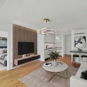 Wohnraum – virtuell möblierte Referenzwohnung