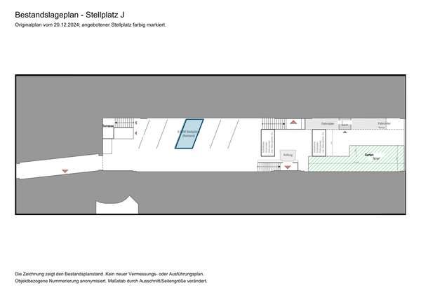 Bestandslageplan Stellplatz 2024