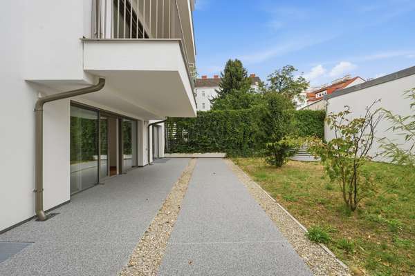 Wohnungsbeispiel – Gartenterrasse