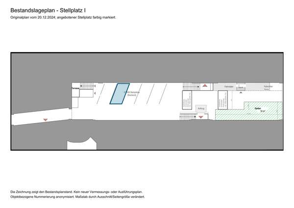 Bestandslageplan Stellplatz 2024