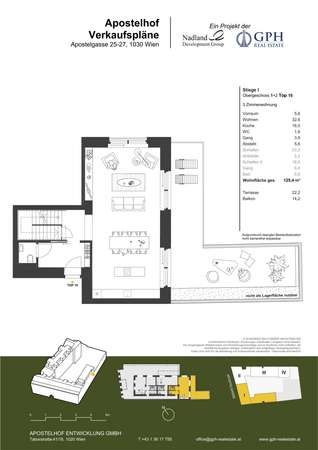 Plan 1. OG – älterer Stand