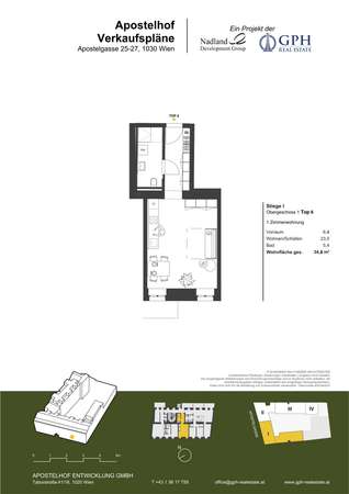 Verkaufsplan – älterer Stand