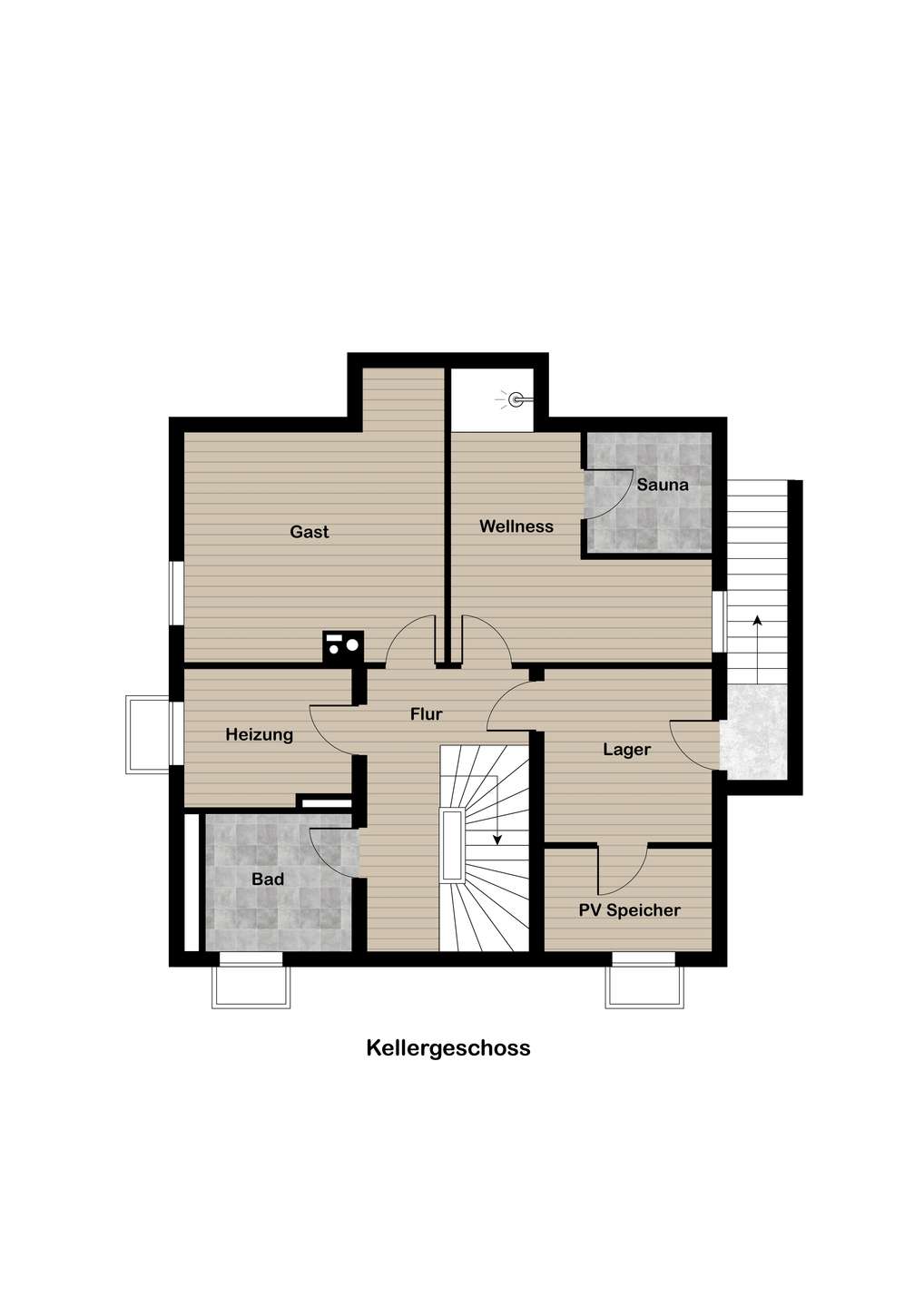 Kellergeschoss (KG)