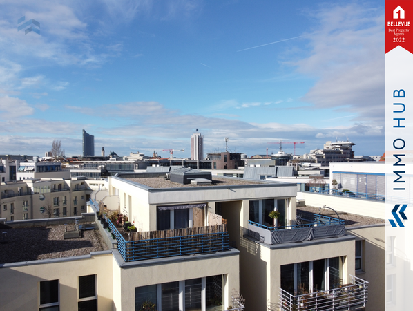 Blick vom Haus (Skyline Leipzig) – Bild 1