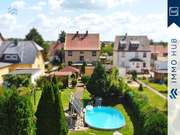 Drohenaufnahme Haus – Bild 1
