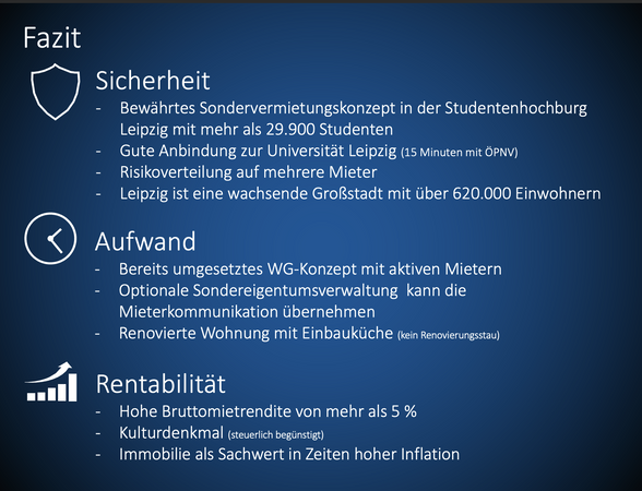 Fazit des  WG-Konzepts – Bild 8