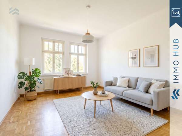 Wohnzimmer Ki möbliert