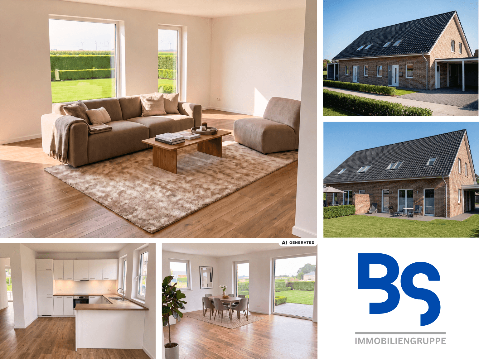 Jetzt kaufen, dieses Jahr einziehen – moderne Neubau-DHH zum attraktiven Preis an der Ostsee!
