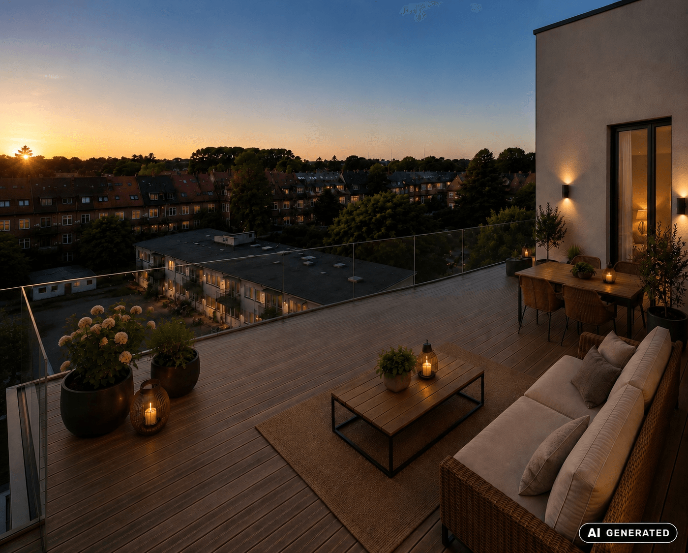 KIELS OBERDECK 5.1 Penthouse über den Dächern vom Schreventeich