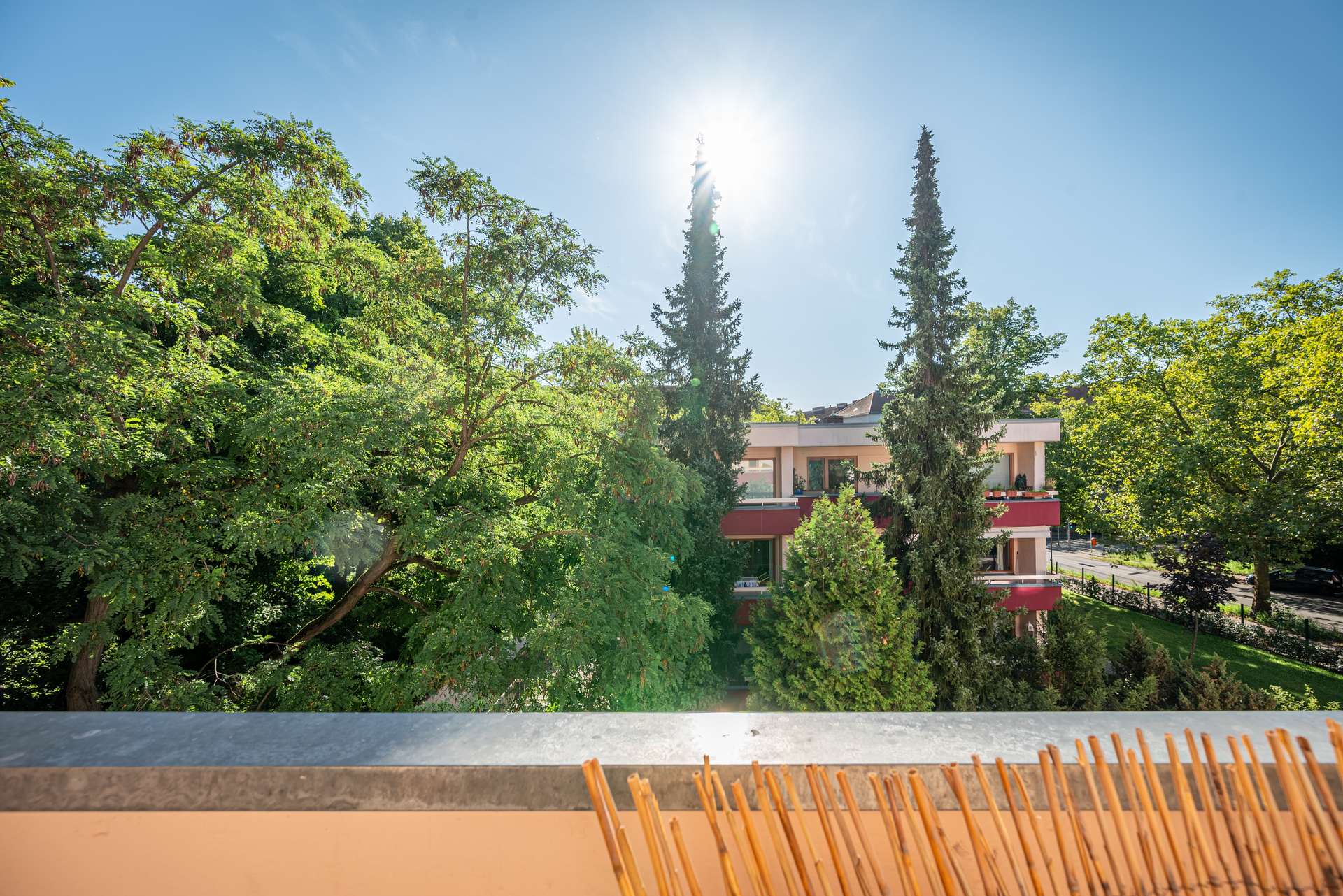 Blick vom Ost-Balkon