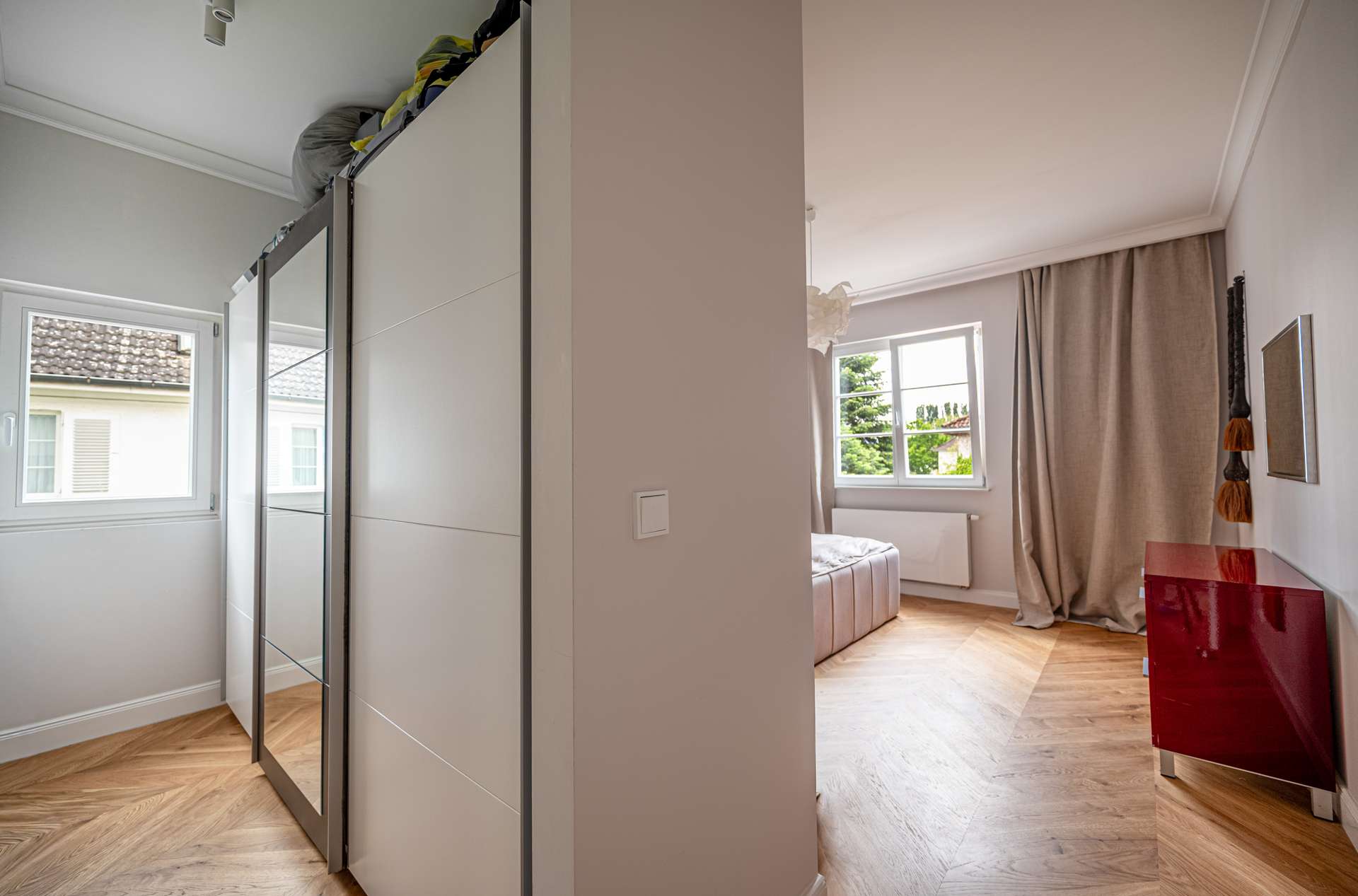 Schlafzimmer mit Ankleide