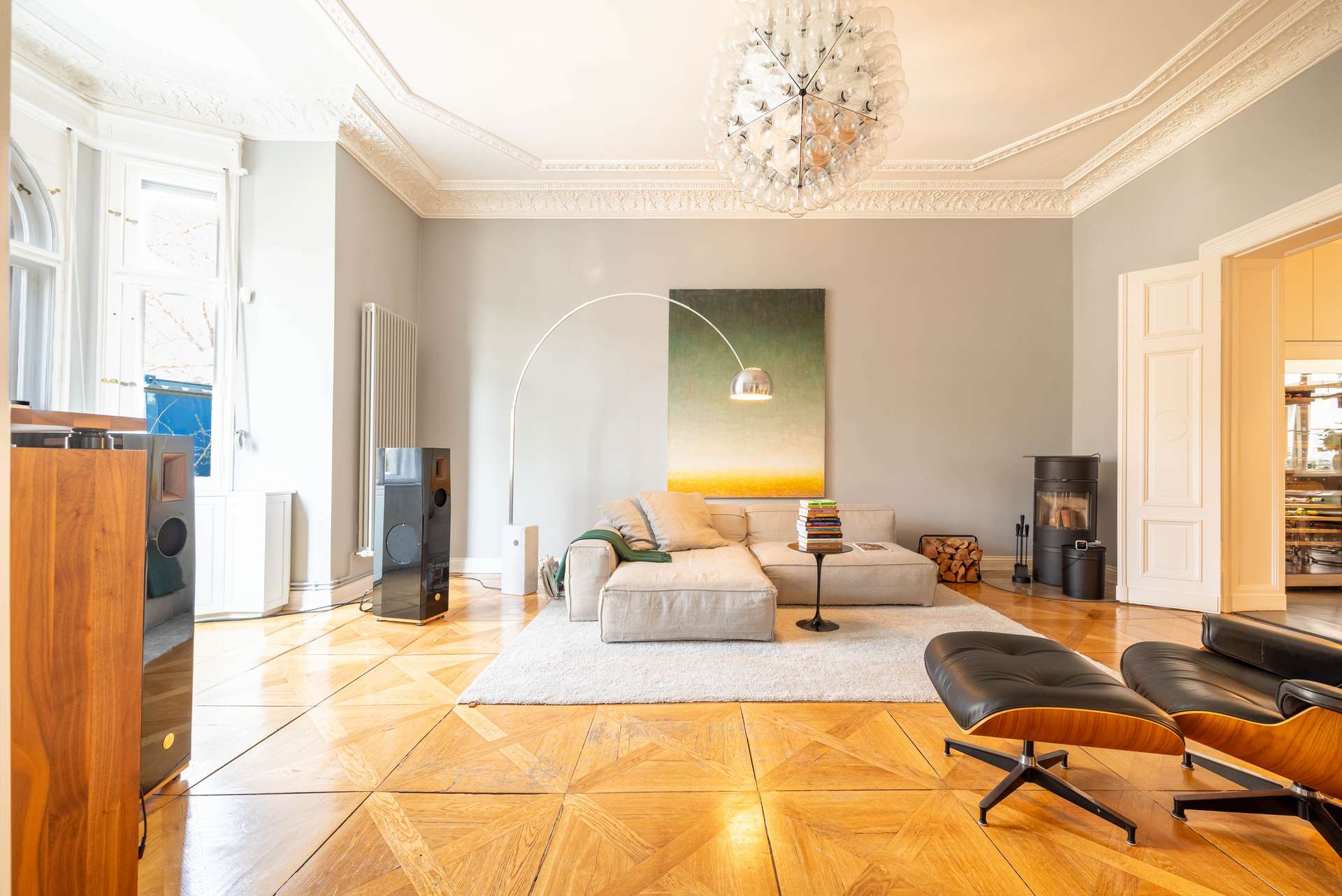 Blick ins Wohnzimmer