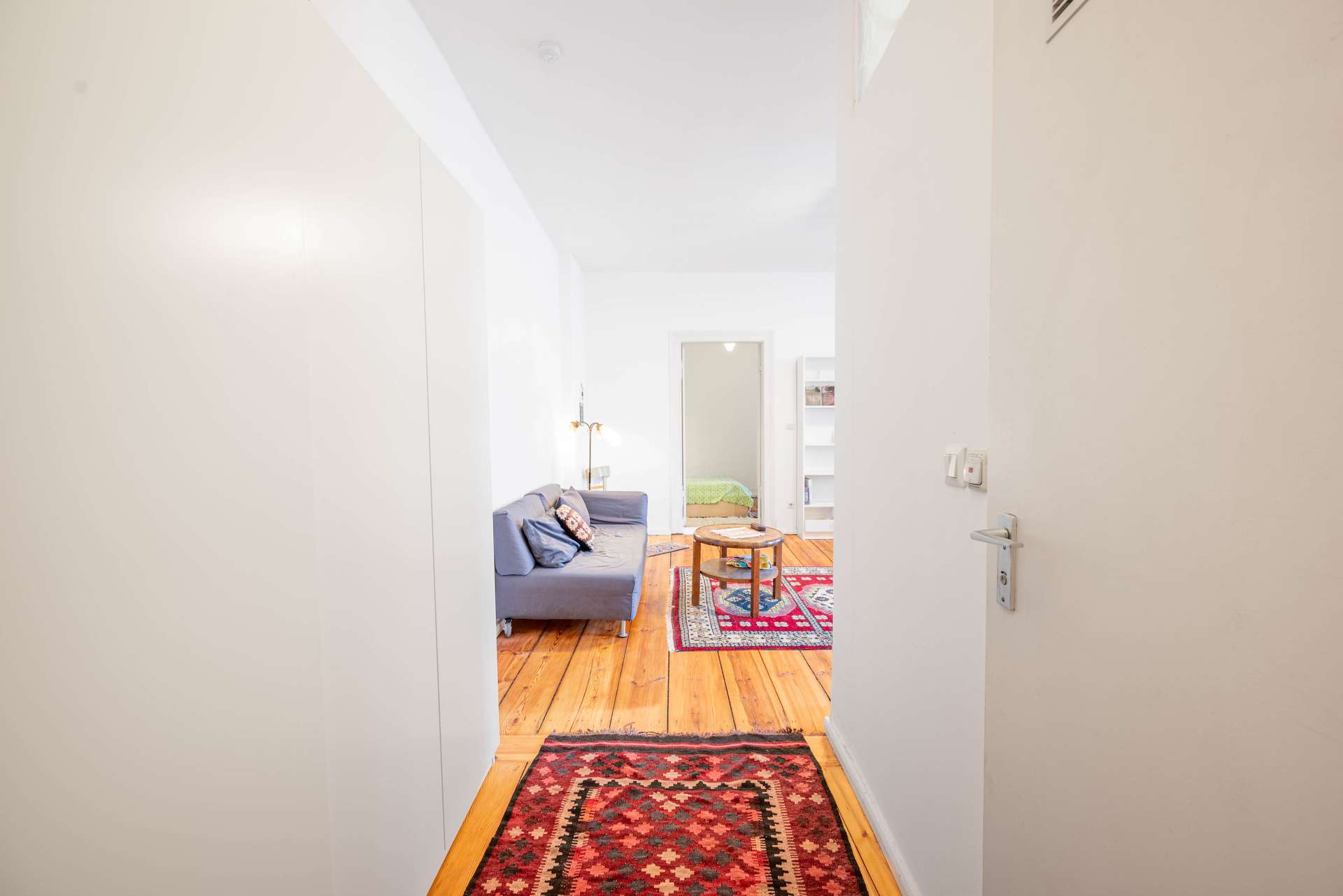 Blick ins Wohnzimmer