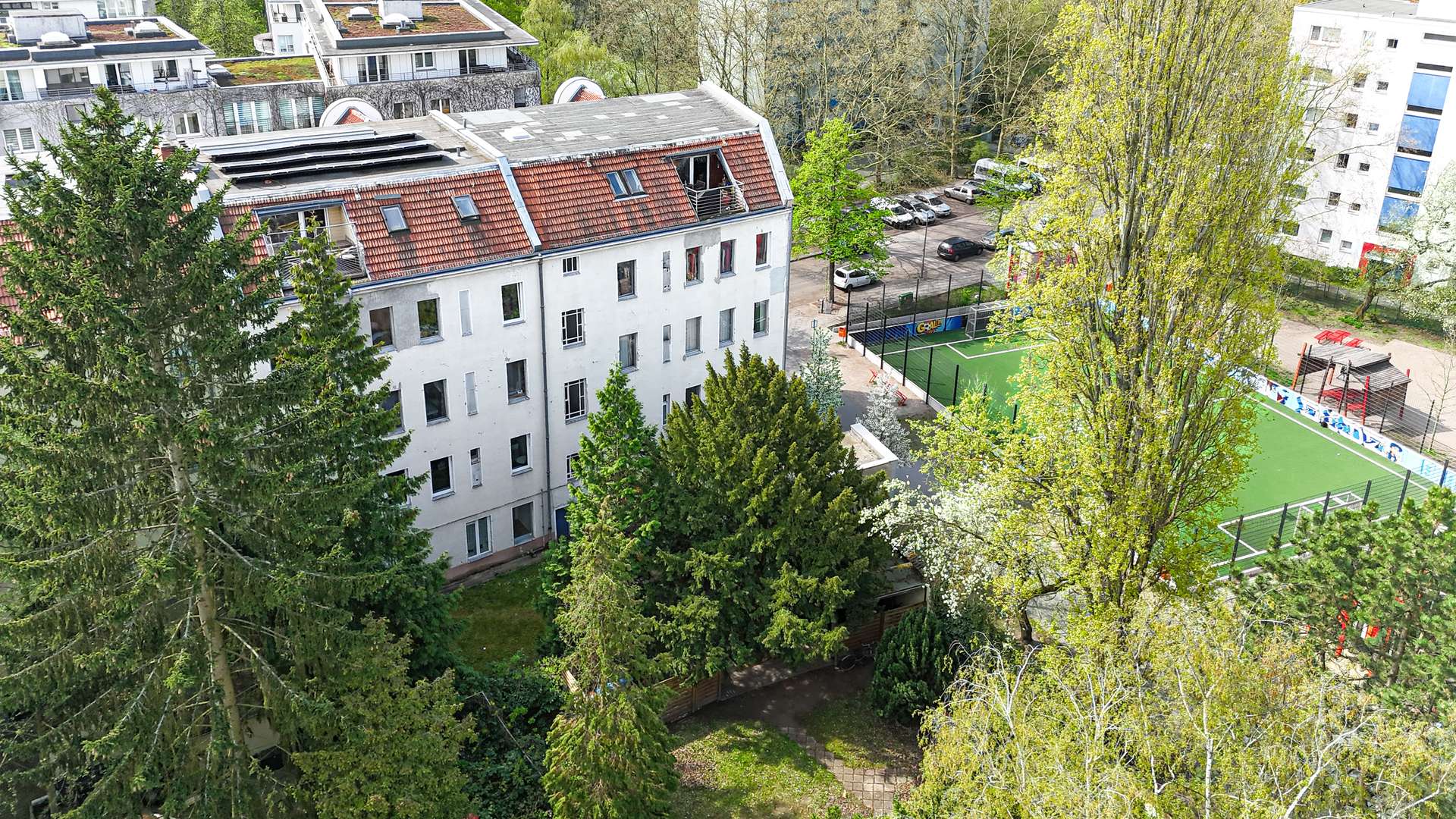 Ansicht Haus - Innenhof