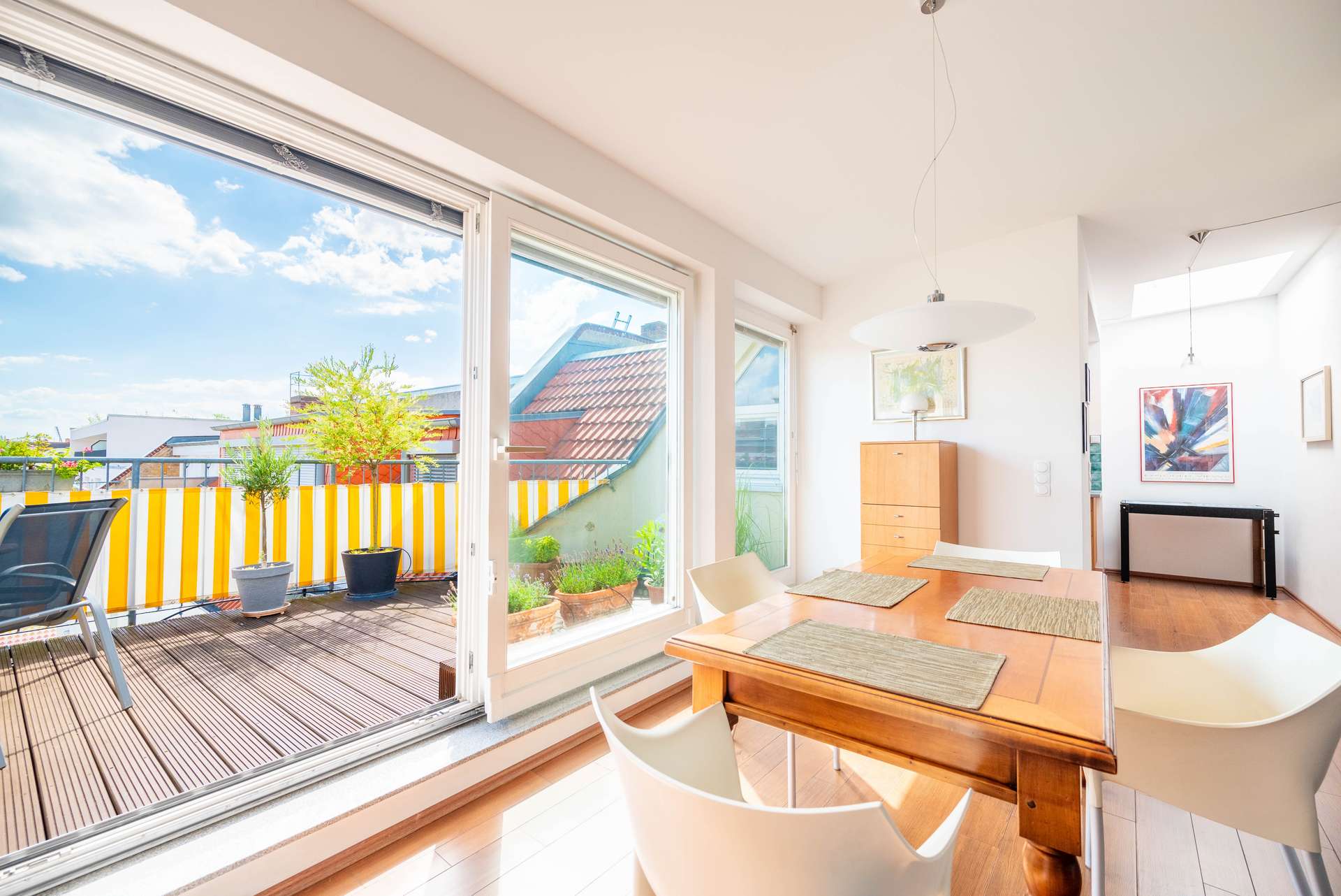Blick auf die Su00fcd-Terrasse
