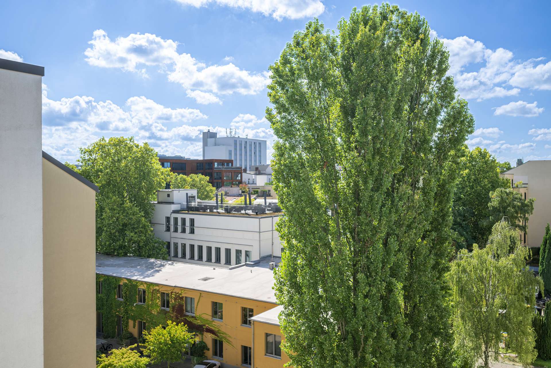 Weitblick von der Ku00fcche ohne Einsicht von Nachbarn