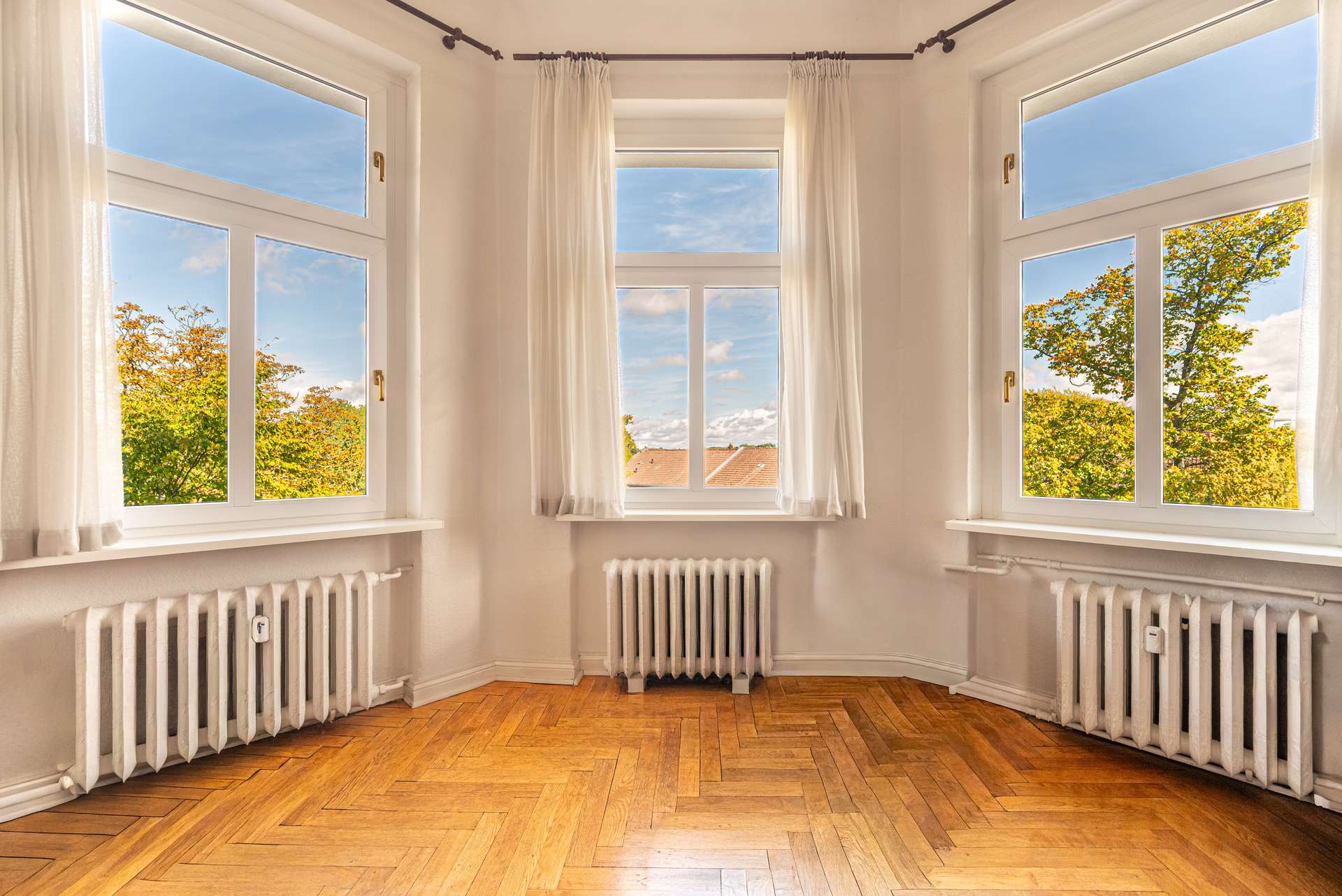 Hohes Mau00df an Privatsphu00e4re dank freiem Ausblick 