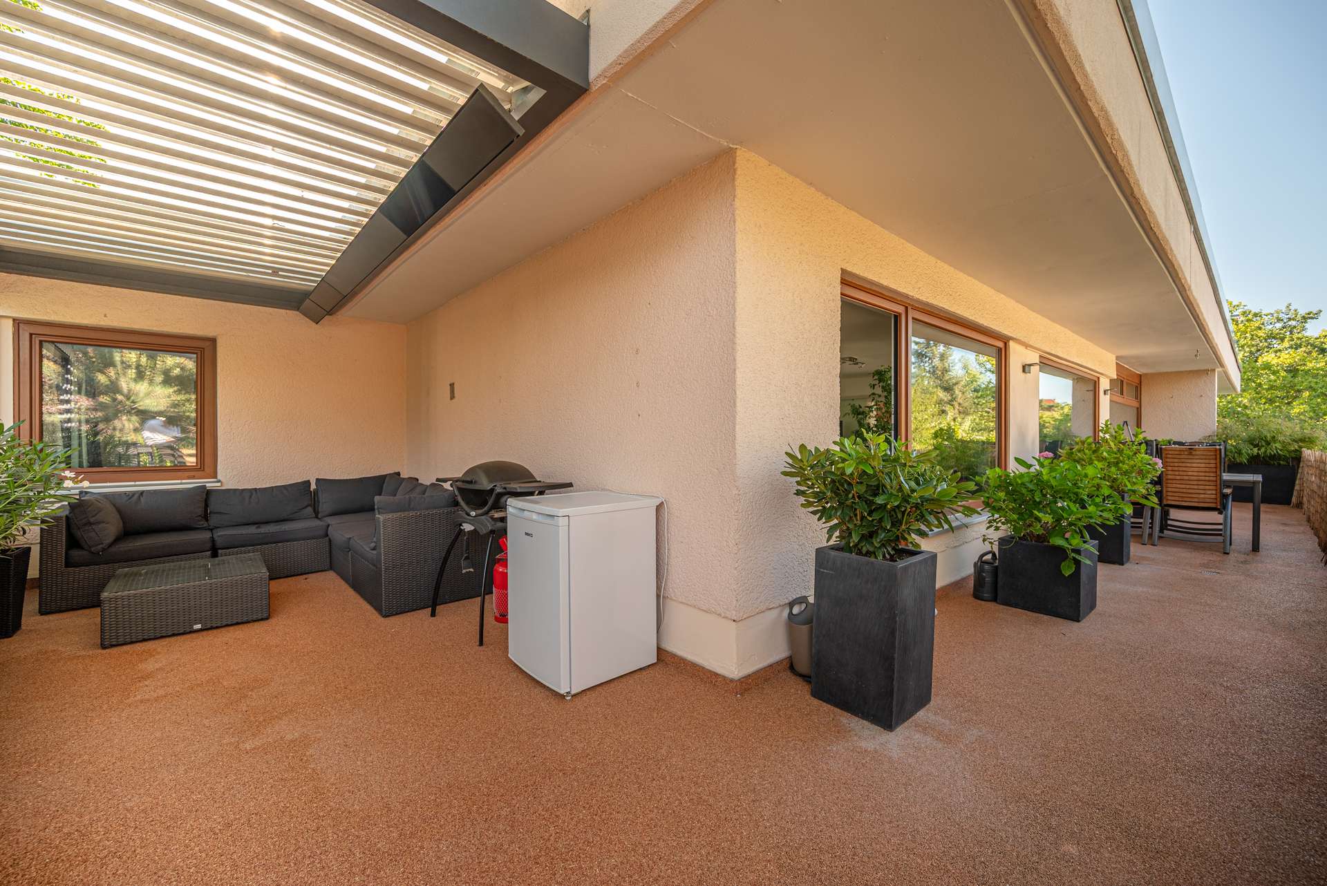 45qm grou00dfe Su00fcdwest Terrasse