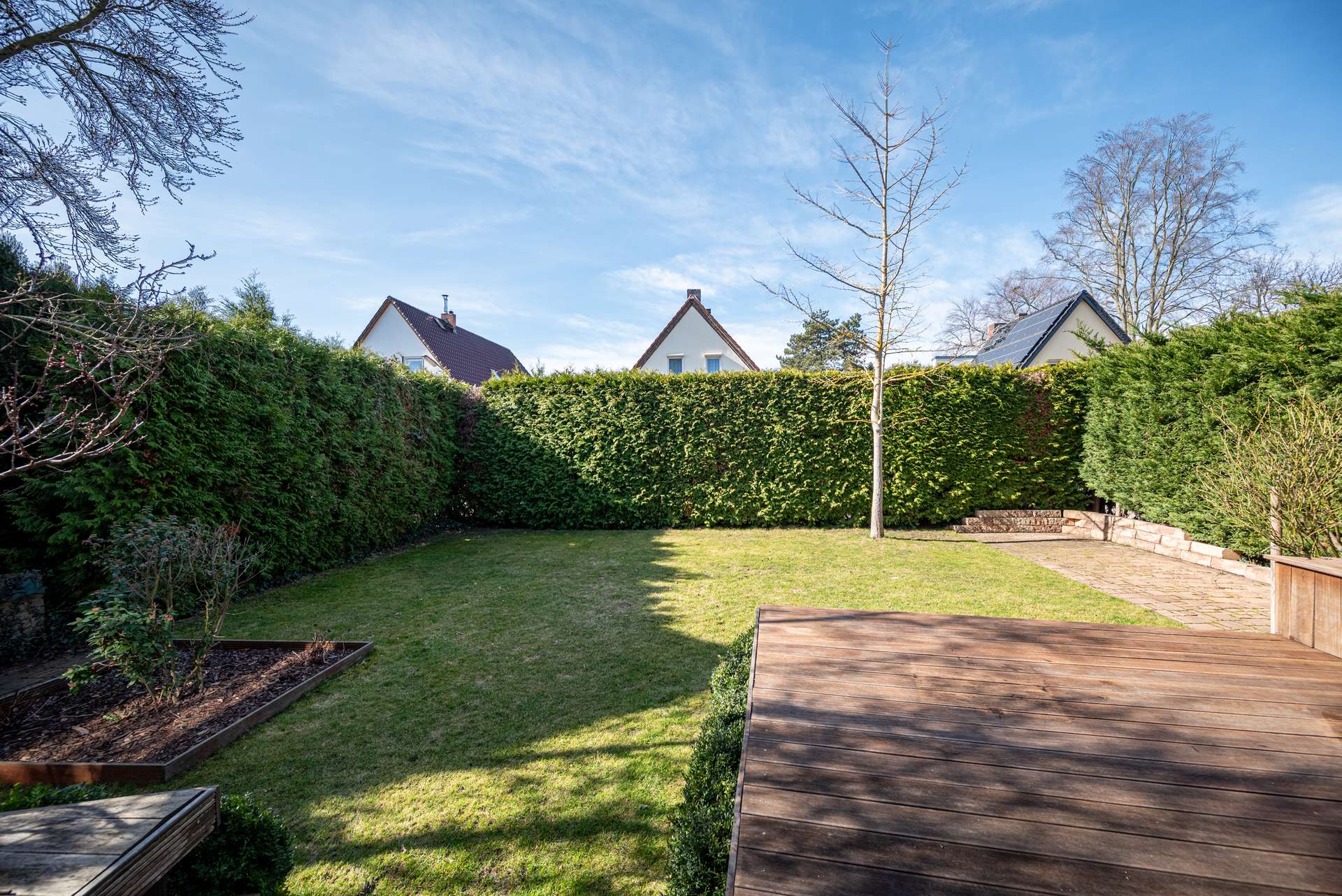 Garten mit viel Privatsphu00e4re