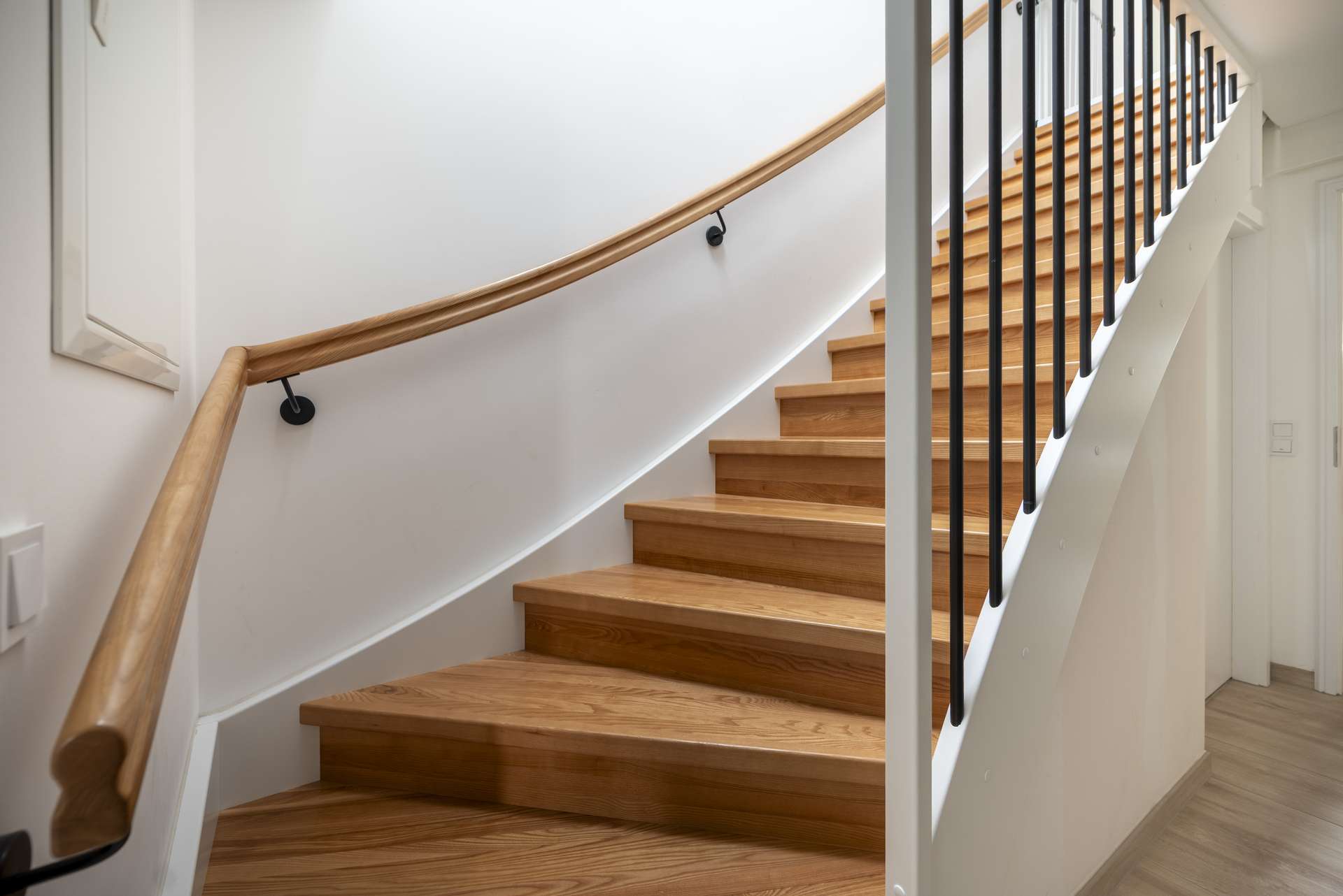 Massivholz Treppe