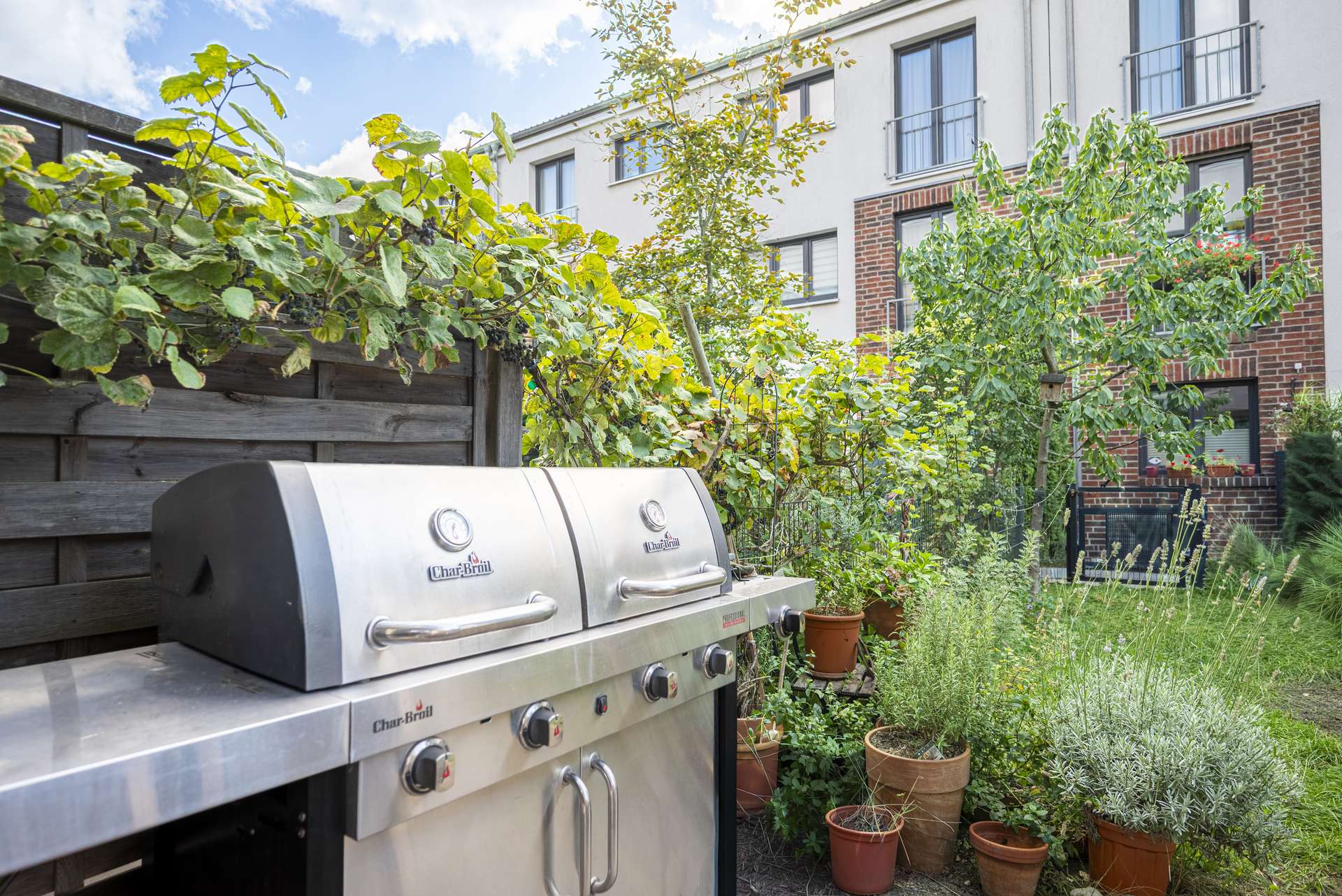 Gru00fcnes Gartenparadies u2013 perfekt fu00fcr entspannte Grillabende