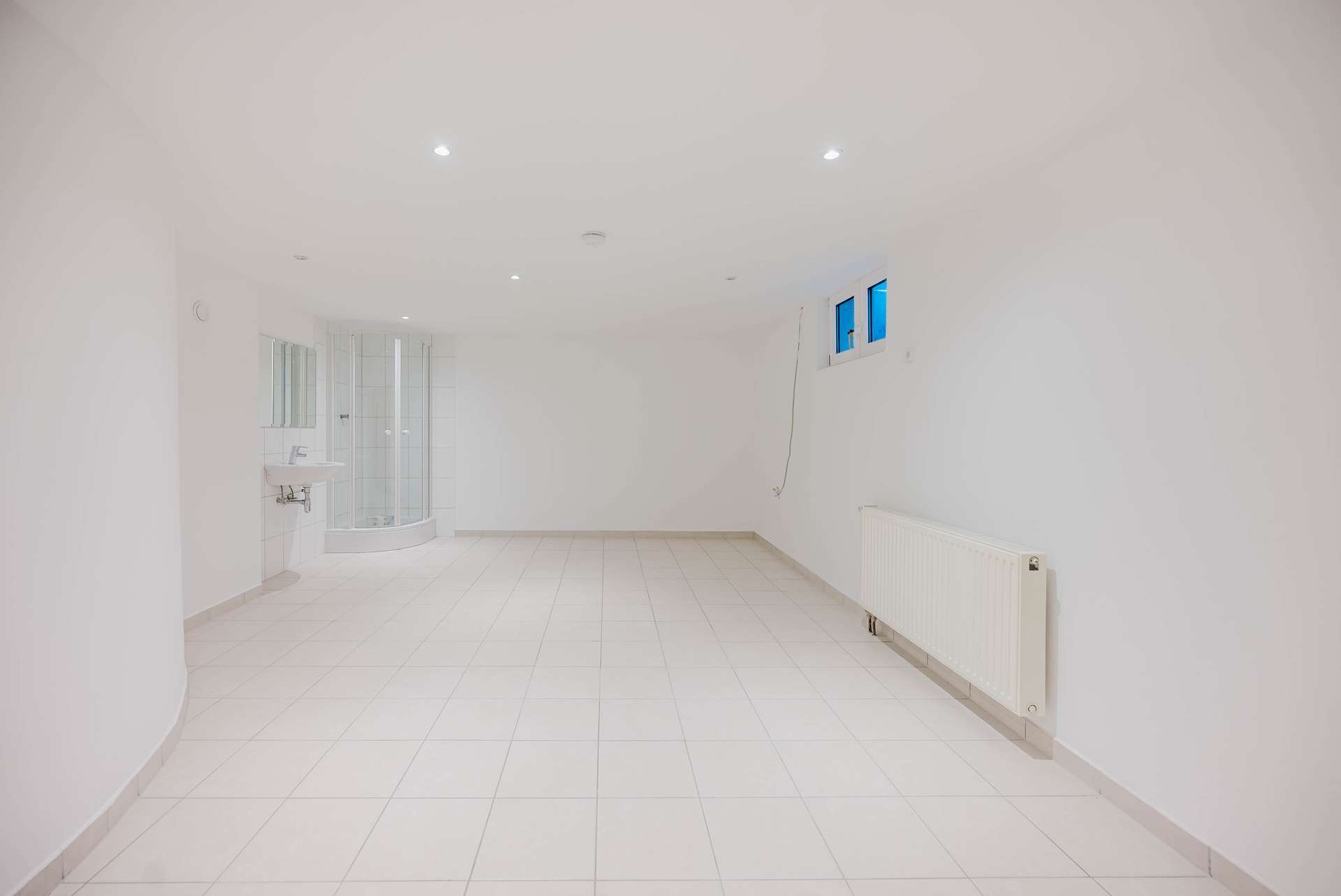 Kellerraum mit Saunaanschluss