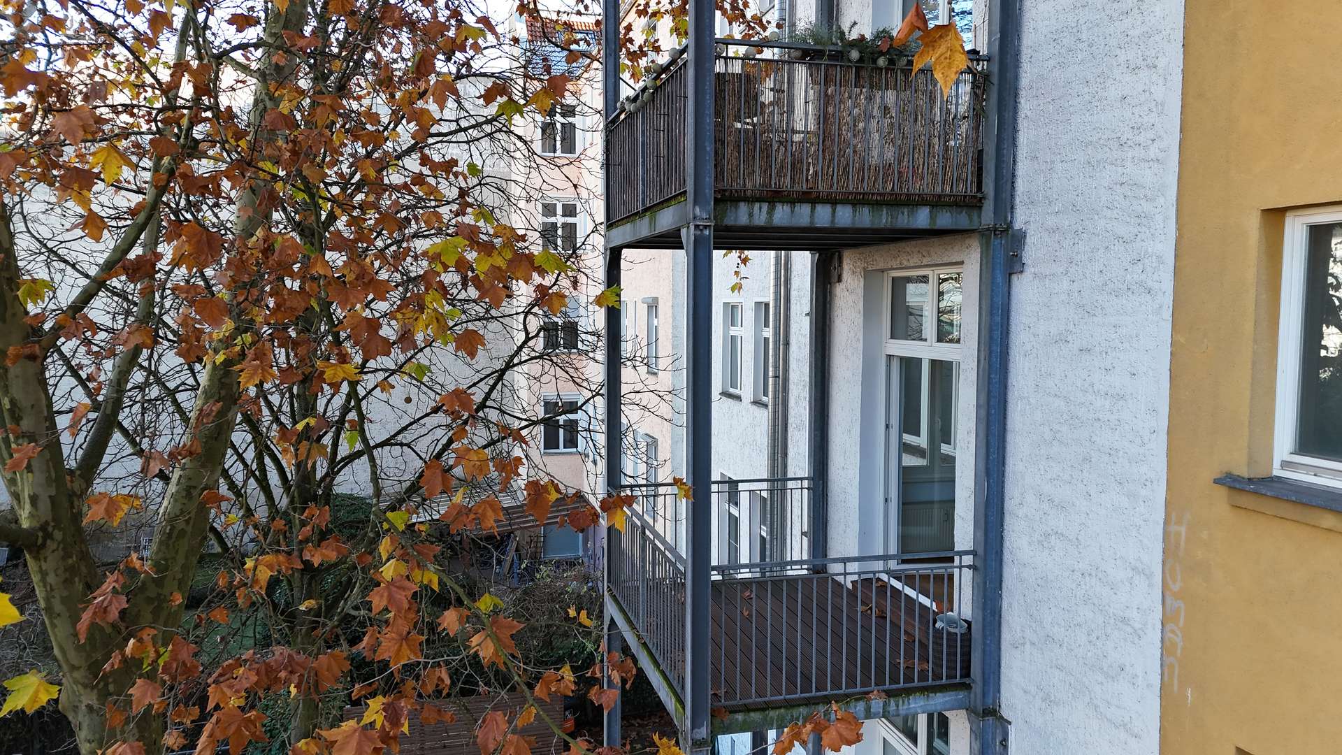 Balkon zum Garten