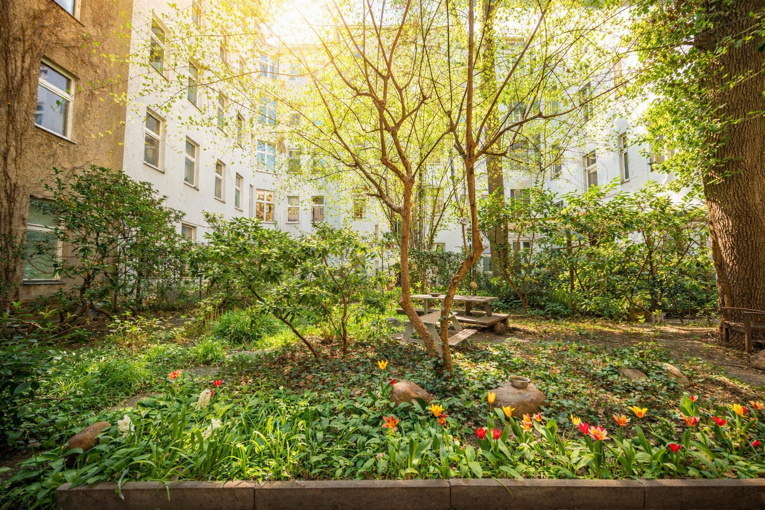 Garten im Innenhof