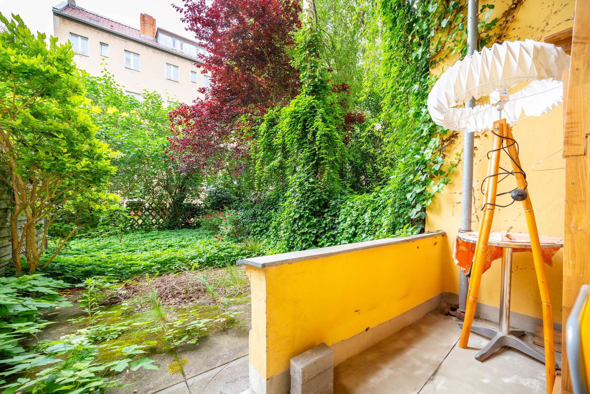 Terasse mit Garten