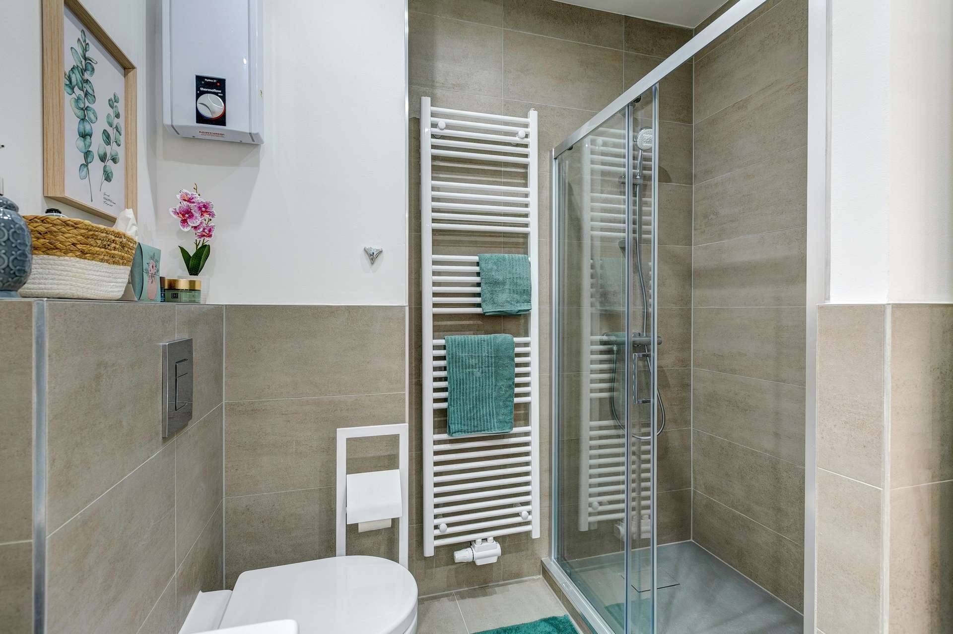 Badezimmer mit HWR