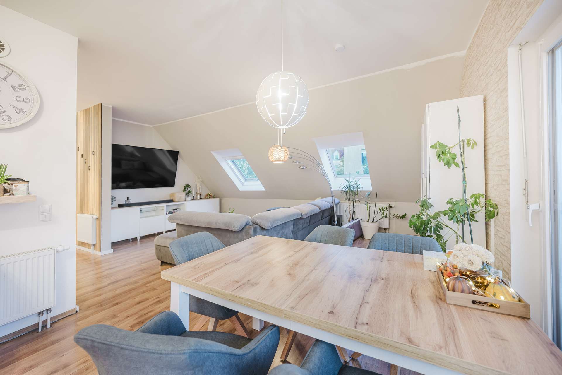 offener Wohn-Essbereich