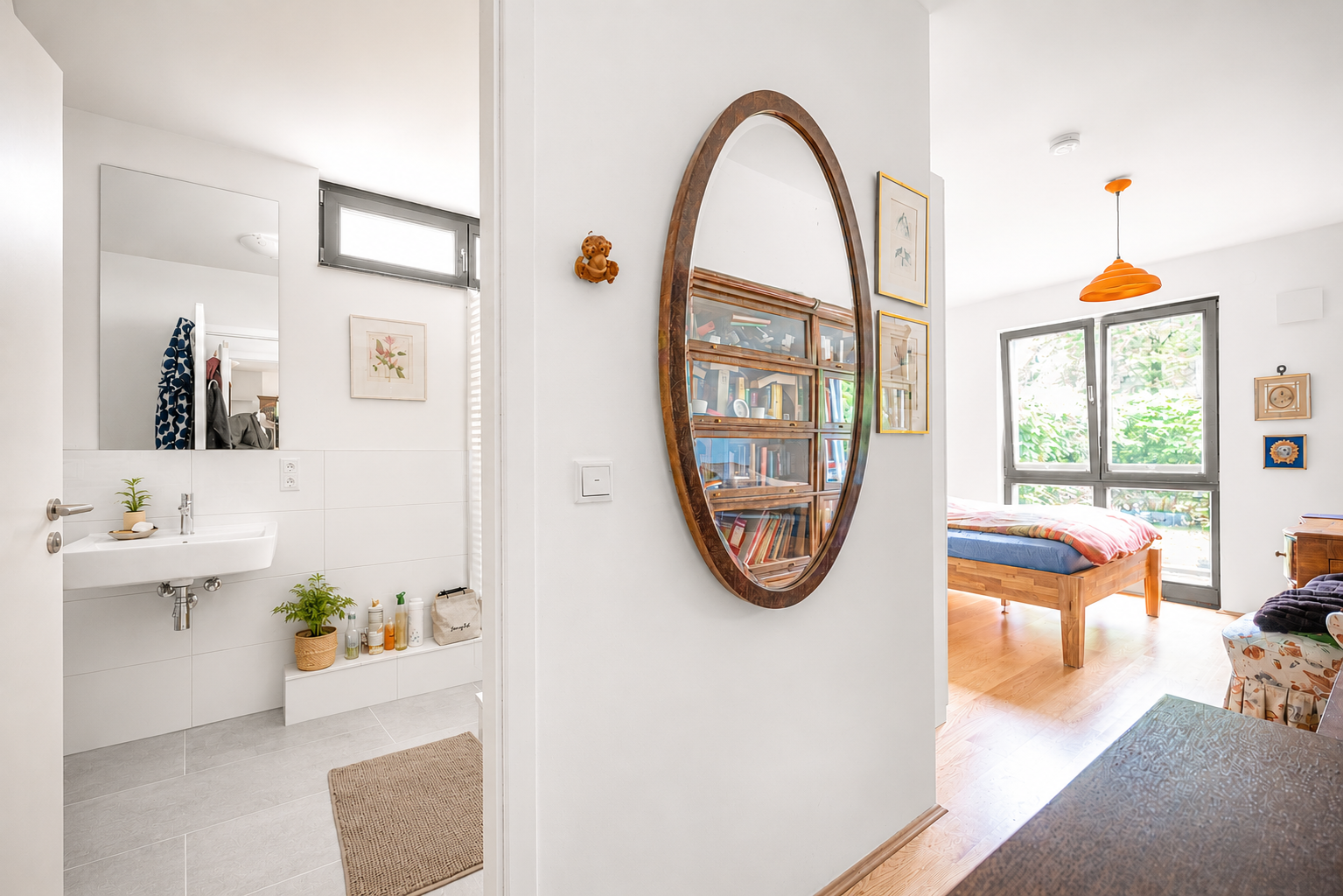 Schlafzimmer mit Bad en Suite