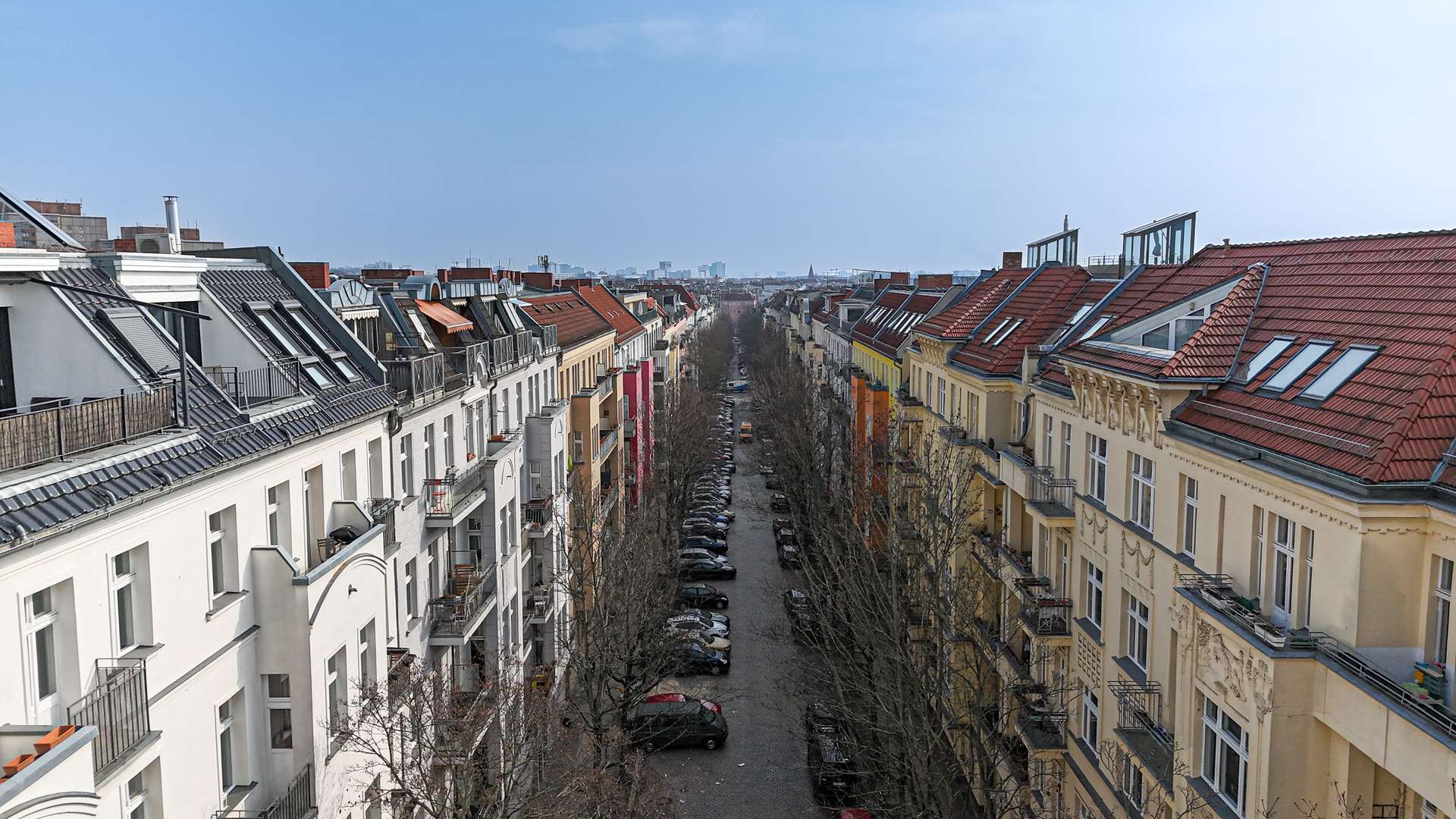 Blick entlang der Strau00dfe