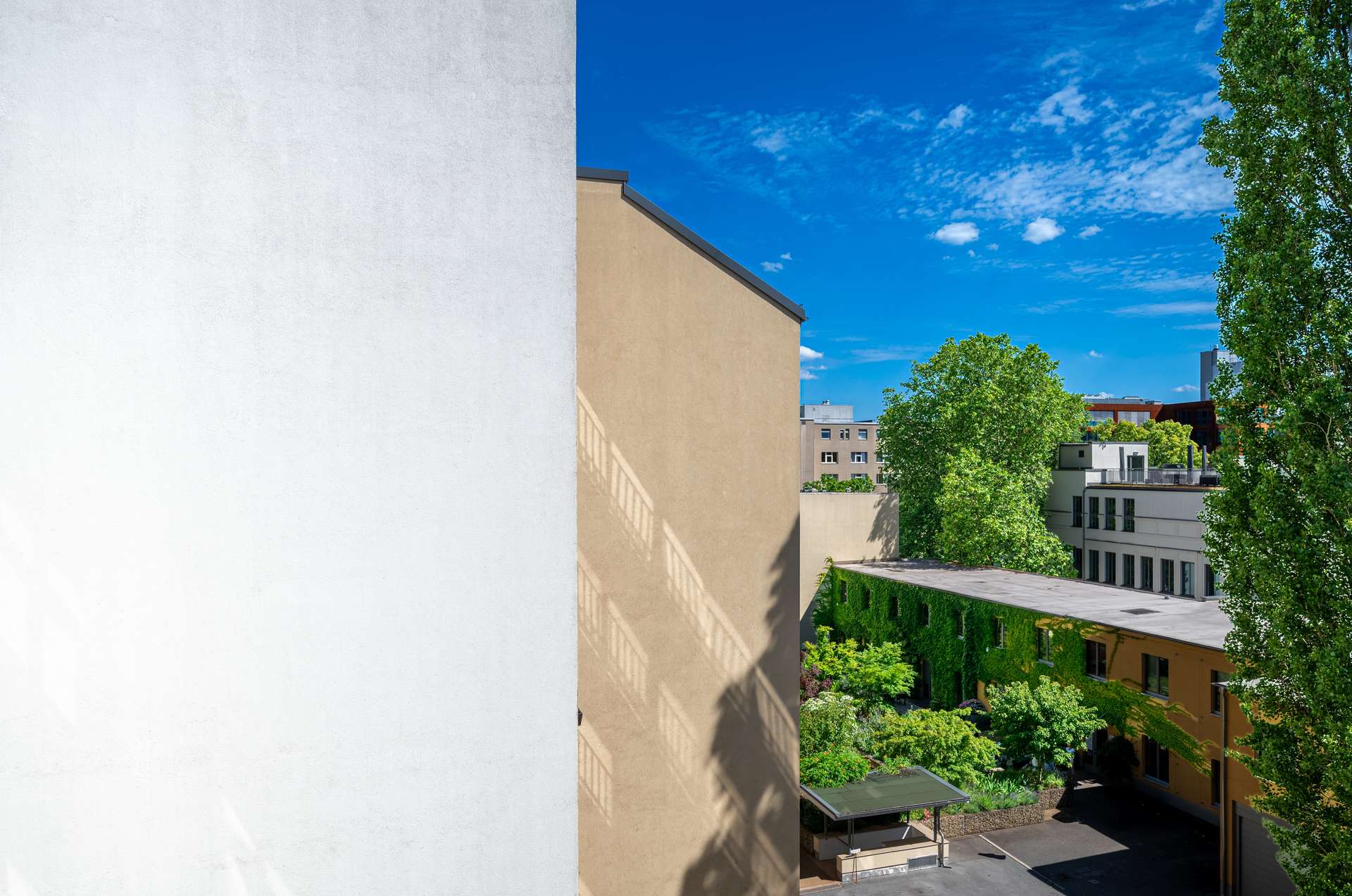 Ausblick in den Innenhof