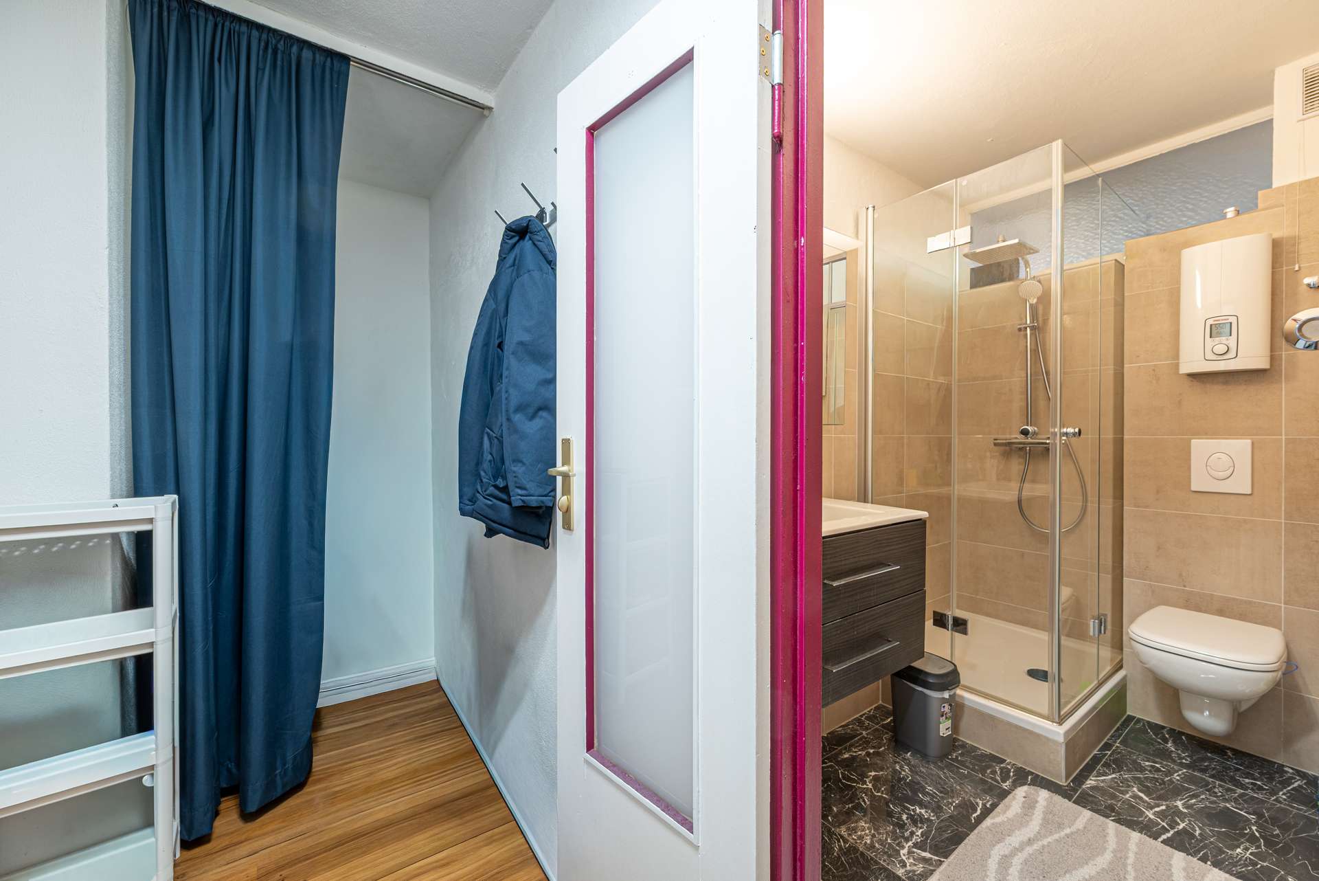 Sichtachse Flur & Bad