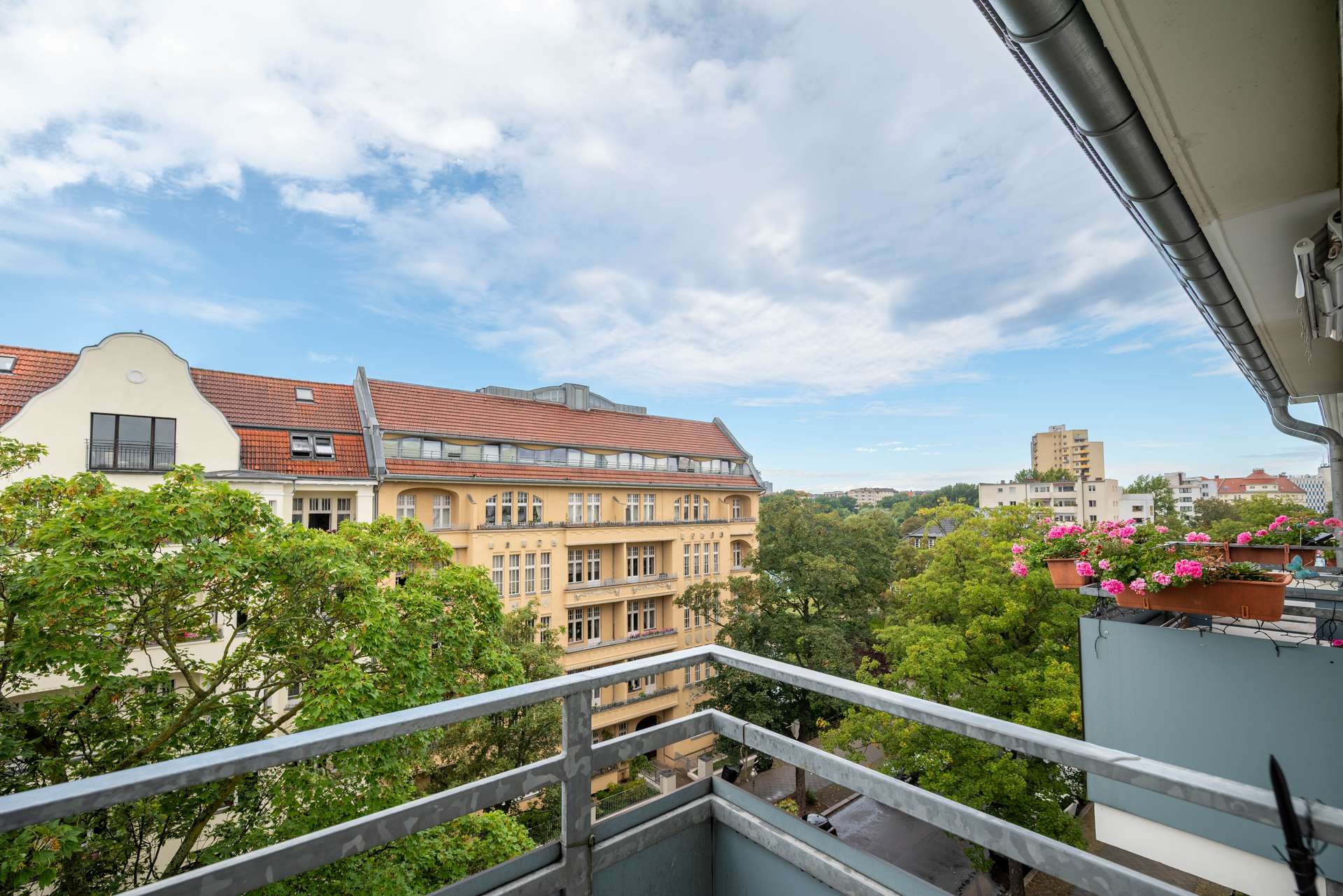 Ausblick Balkon