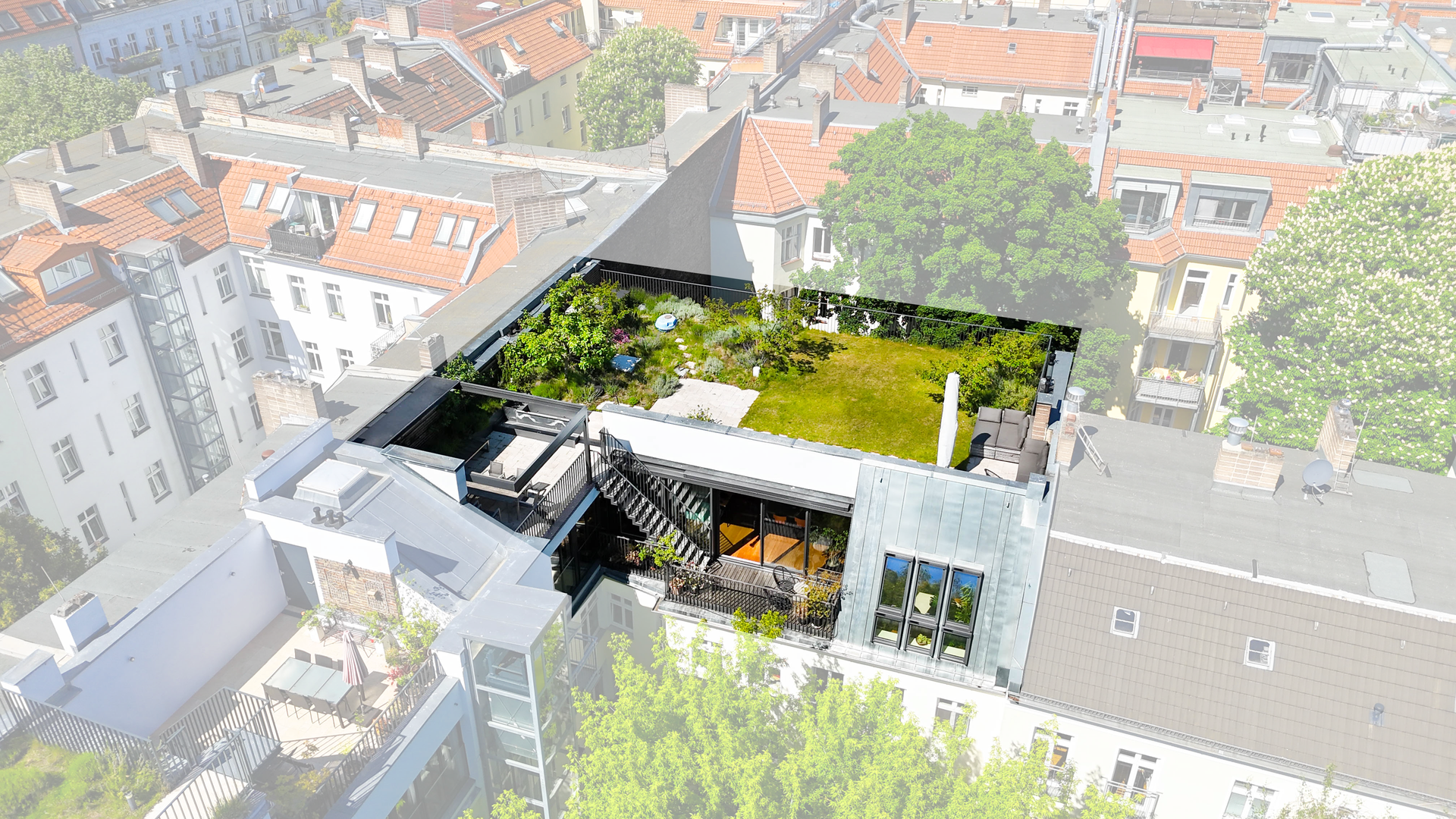 Penthouse mit Dachgarten