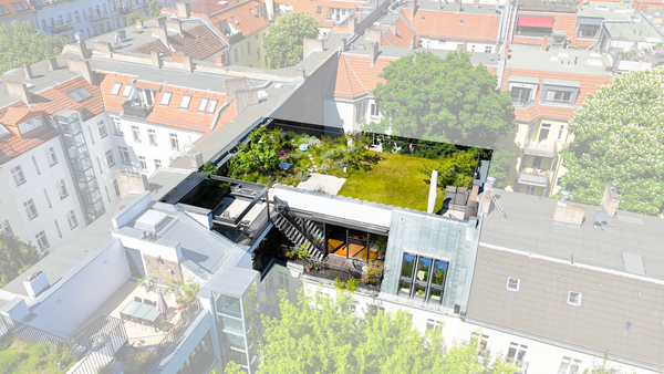 Penthouse mit Dachgarten