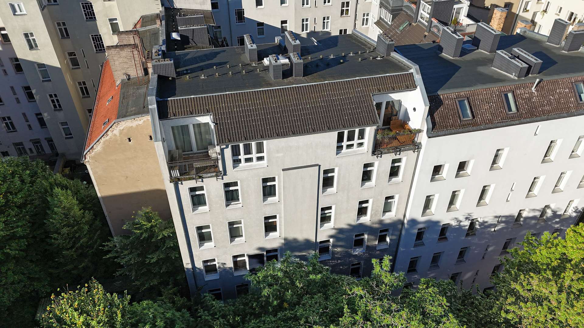 Lage der Wohnung im Hinterhaus
