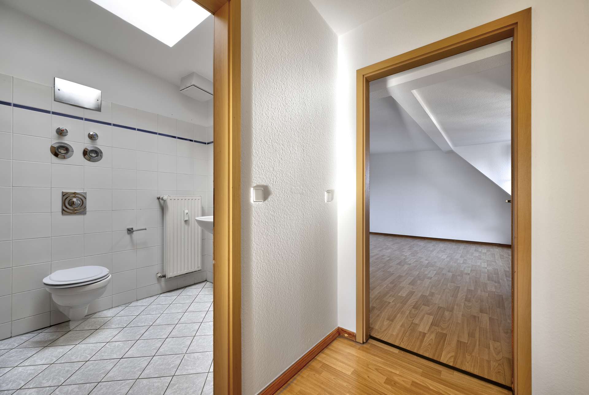 Sichtachse Schlafzimmer & Badezimmer