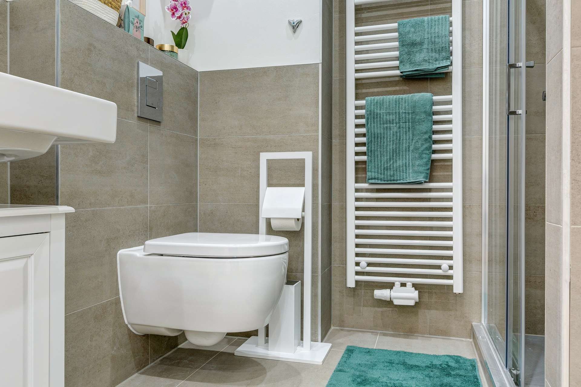 Badezimmer mit HWR
