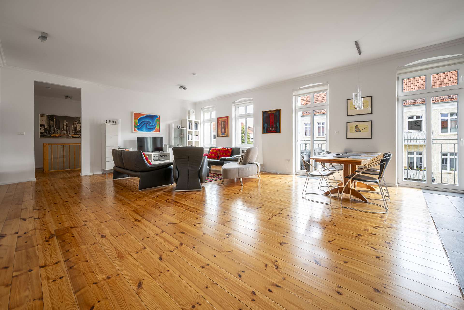 Offenes Wohnzimmer mit 47mu00b2