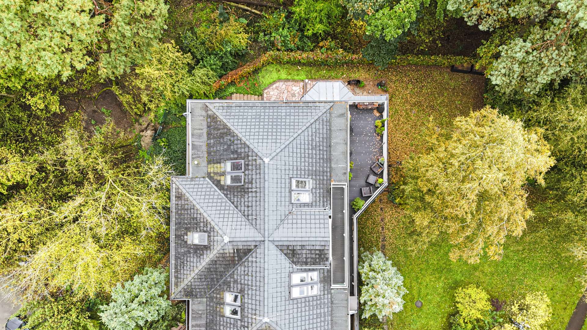 Luftansicht Haus 