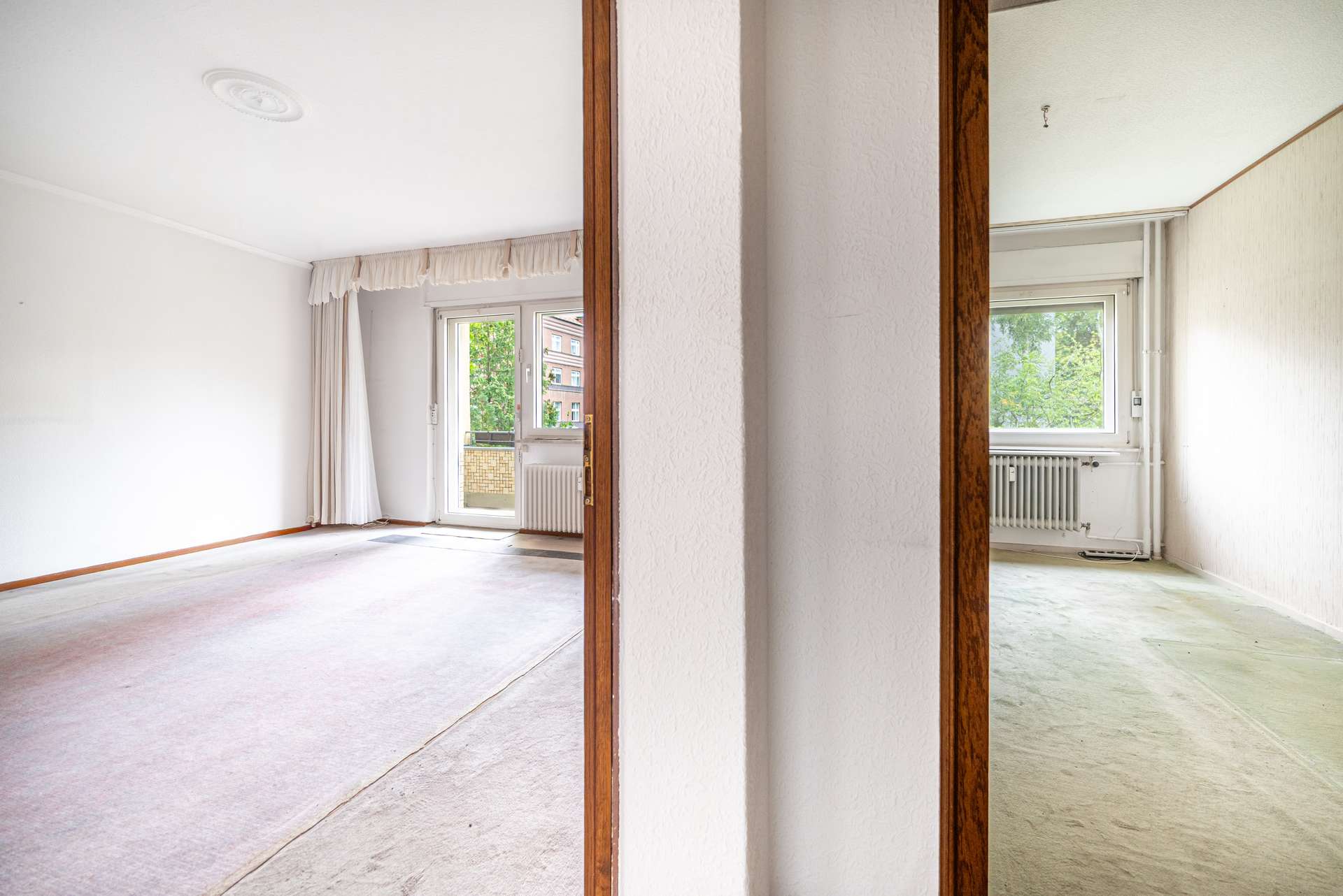 Sichtachse Wohnzimmer/Schlafzimmer 2