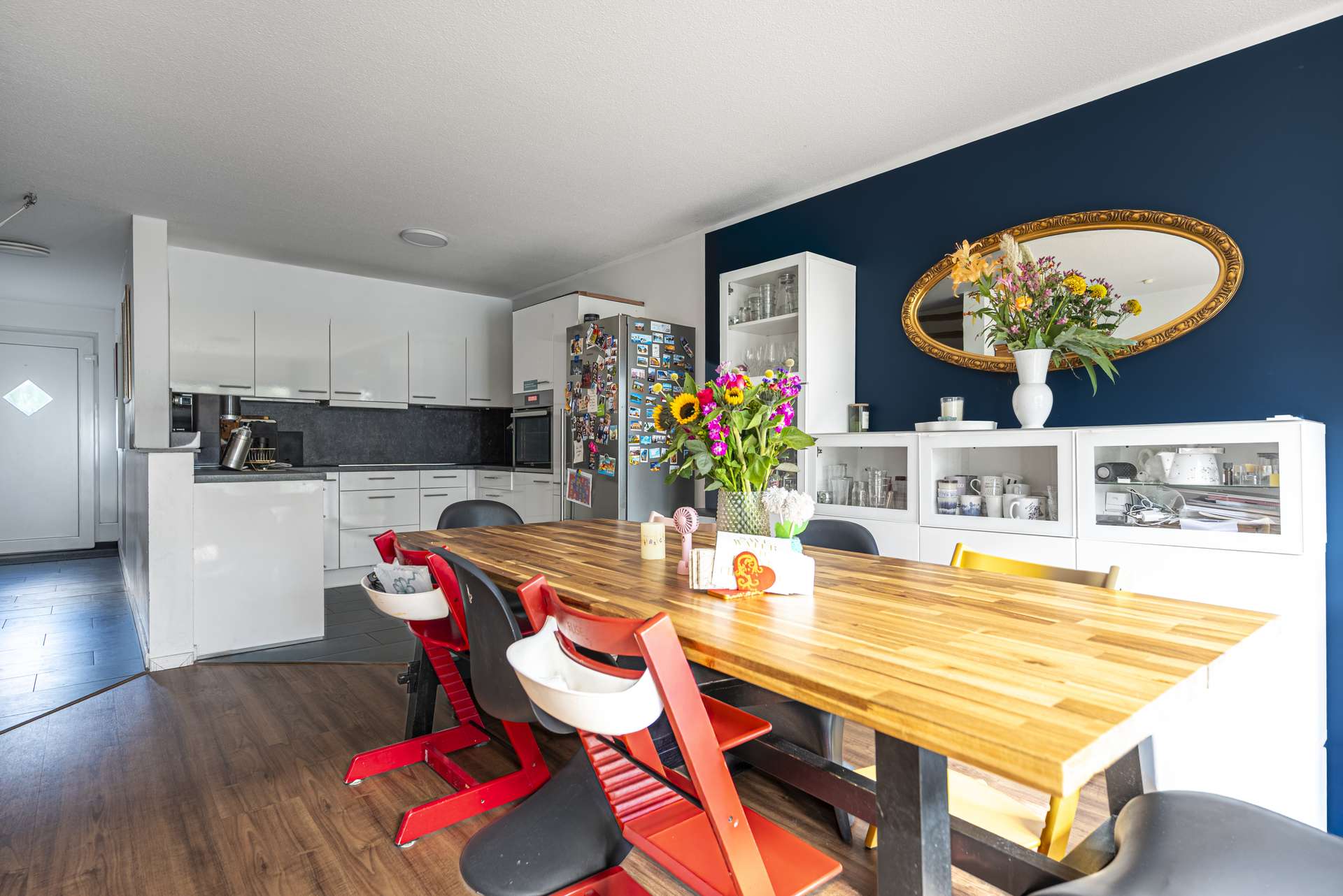 Moderner Grundriss mit offener Wohnku00fcche