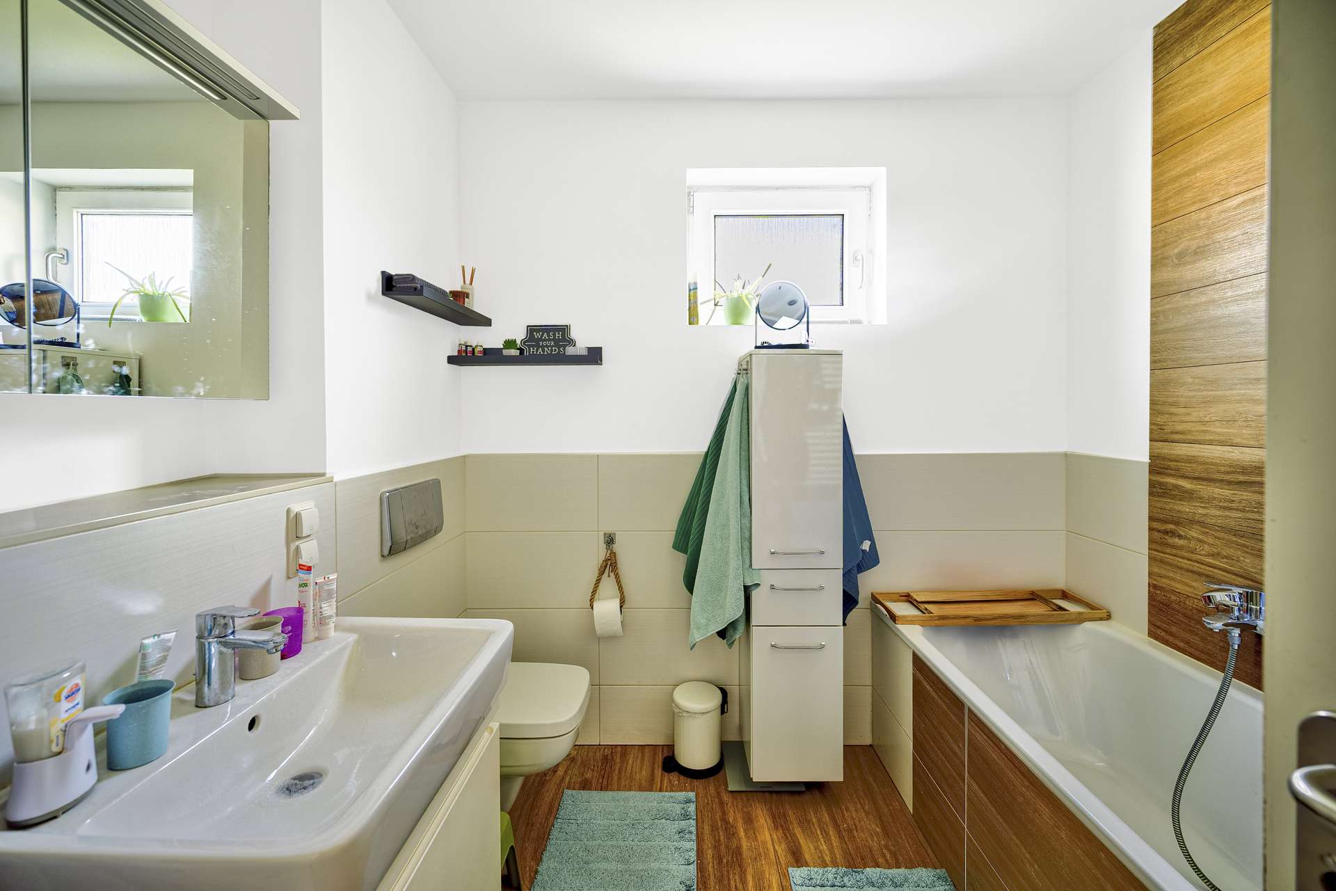 Tageslicht-Badezimmer
