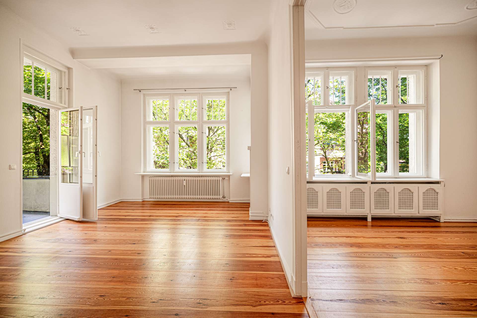 Wohnzimmer mit Erker