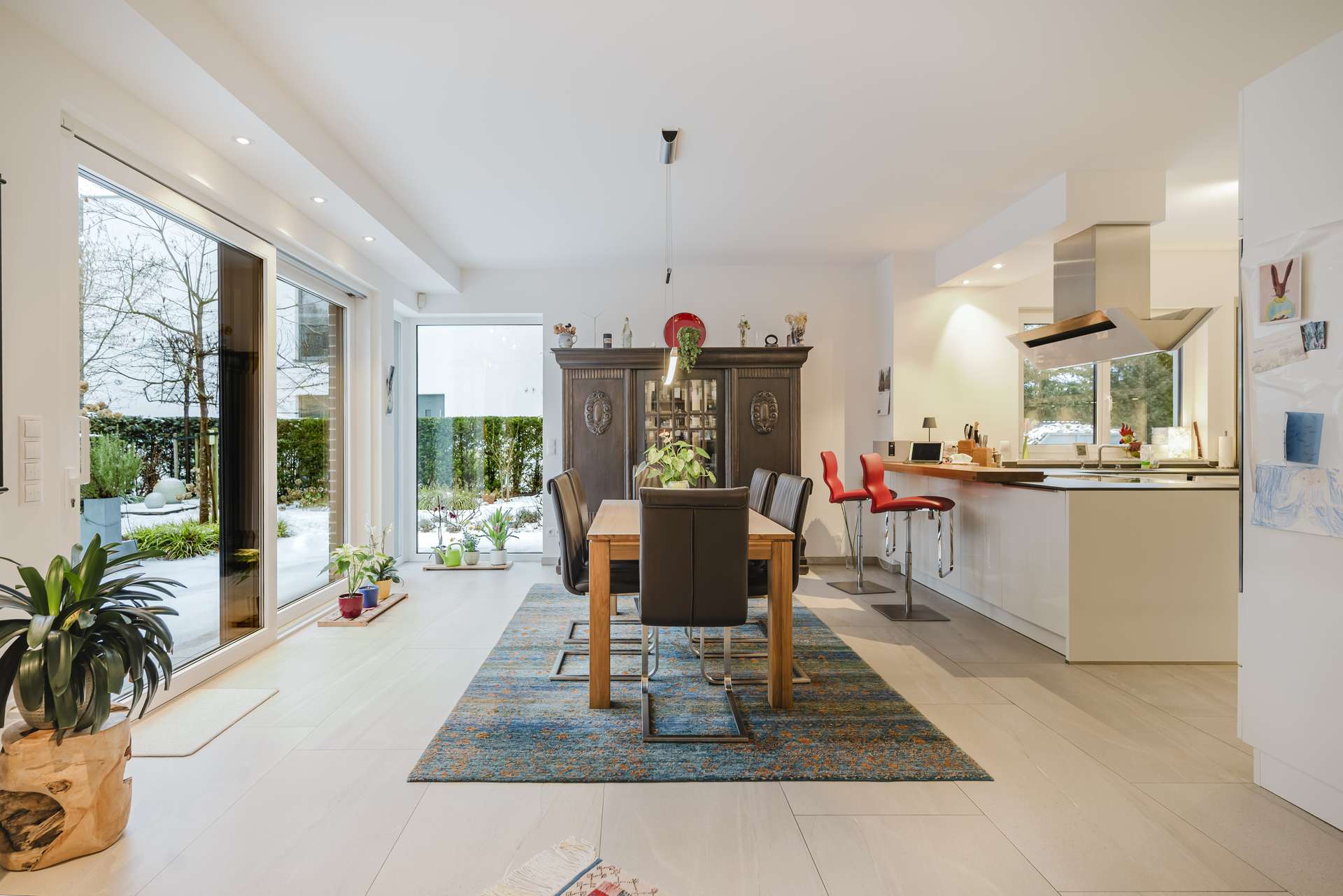 Essbereich + offene Ku00fcche